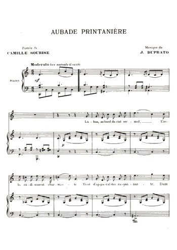 Aubade printanière